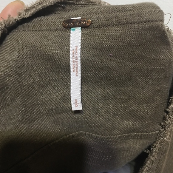 C Free People Raw Femme Linen Jacket - Picture 4 of 8